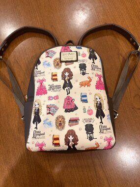 Loungefly Harry Potter Luna Lovegood Hermione Granger Backpack NEW